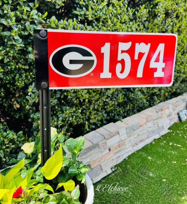 Georgia Reflective Address Sign Officially Licensed